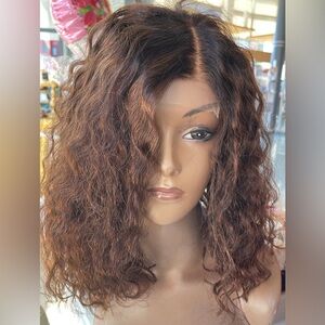 NIB LUVME HAIR wig, a brand known for its 100% human hair glueless lace units.